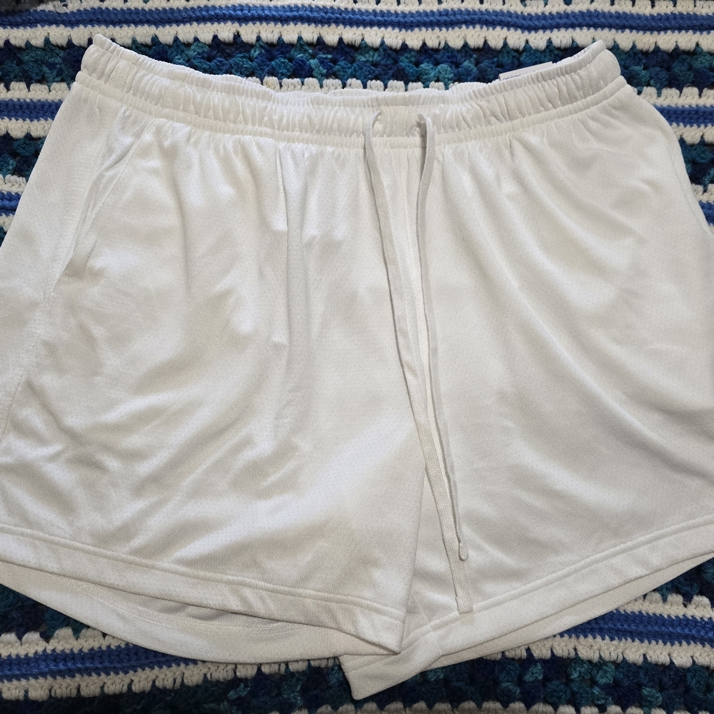 Nike Men's White Athletic Shorts